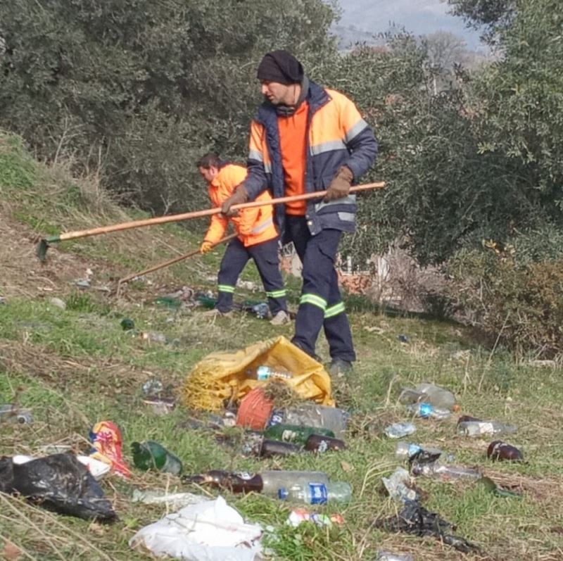 Nazilli Belediyesi Hasköy’de kapsamlı temizlik çalışması yaptı
