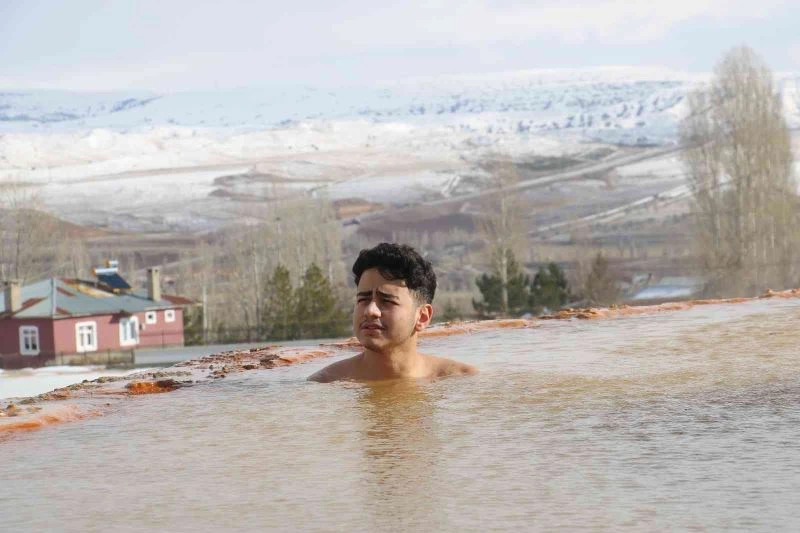 Beyaza bürünen Altınkale, görsel şölen sundu
