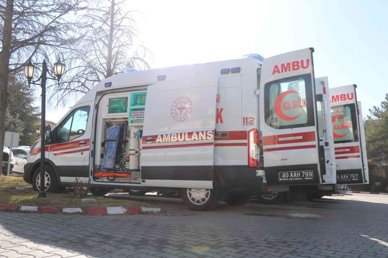 Kırşehir Ambulans Servisi bir yılda 39 bin 885 vakaya müdahale etti
