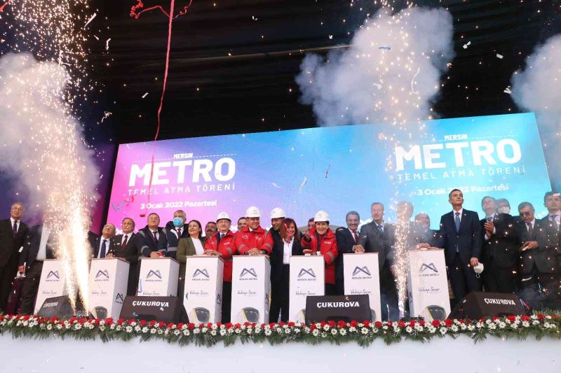 Mersin Metrosunun temelini Kılıçdaroğlu ve Akşener attı
