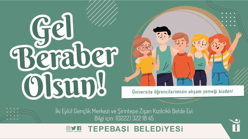 Tepebaşı’ndan üniversitelilere ücretsiz yemek desteği
