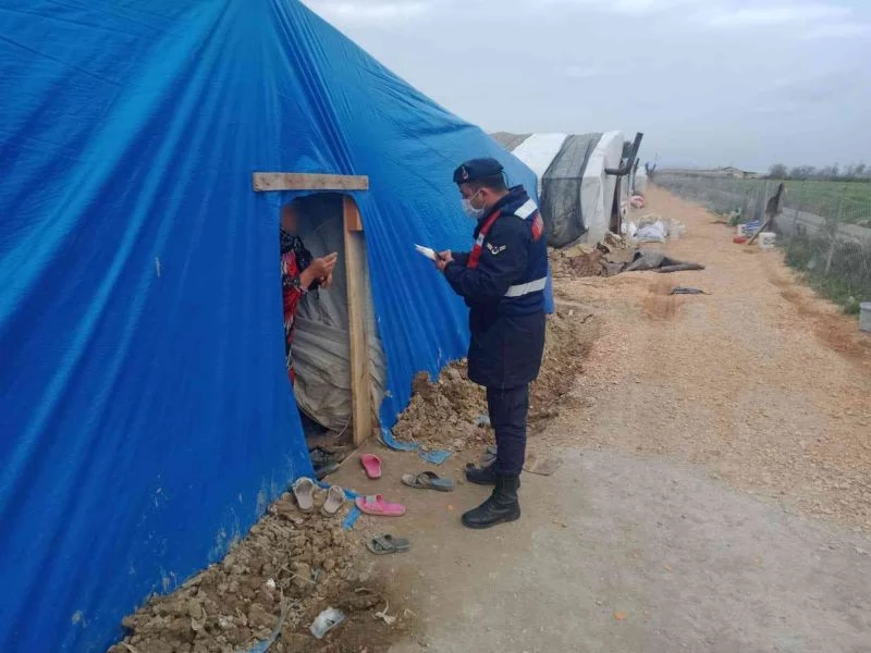 Jandarmadan düzensiz göçe yönelik huzur uygulaması
