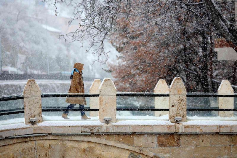 Gümüşhane’den kartpostallık kar manzaraları
