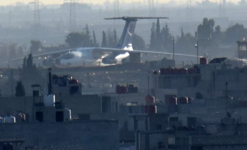 Suriye’nin Kamışlı kenti havaalanına Esat’a ait Rus yapımı kargo uçağı indi
