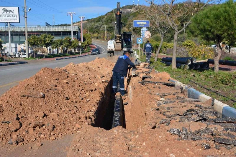 Bodrum’da 219 kez patlayan su isale hattı değiştirildi
