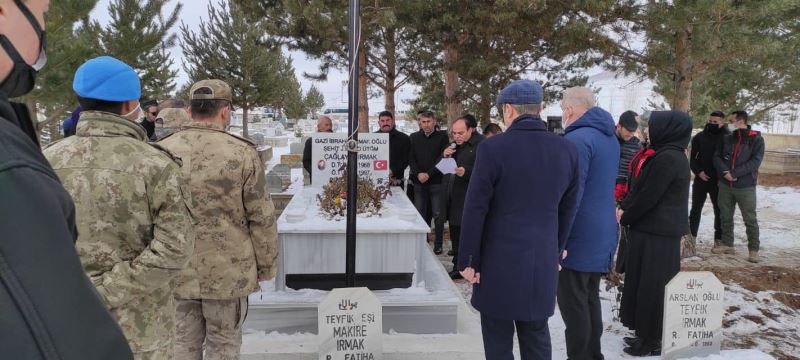 Şehit Çağlayan Irmak, şehadetinin 25. seneyi devriyesinde yad edildi
