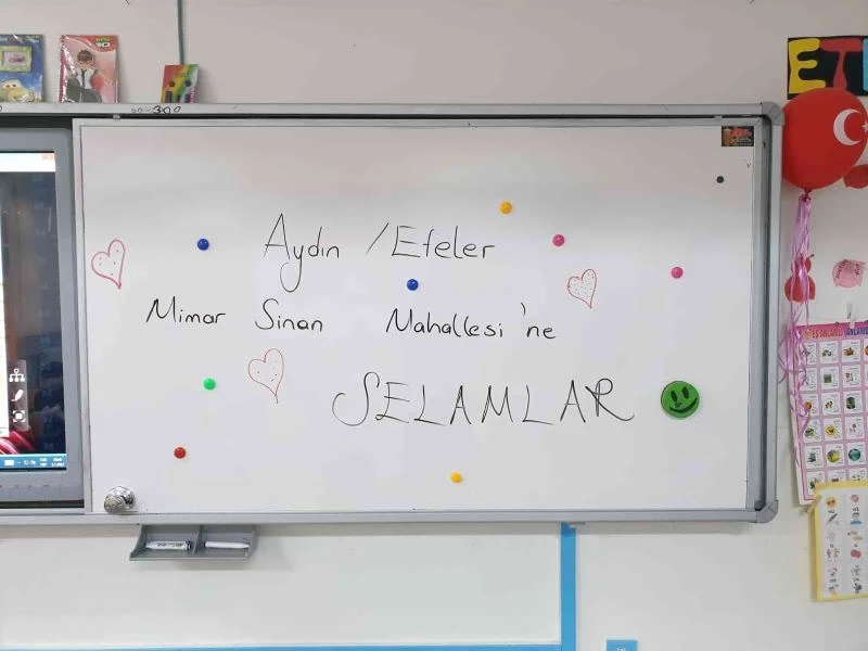 Siirtli minik yüreklerden Aydın’a selam
