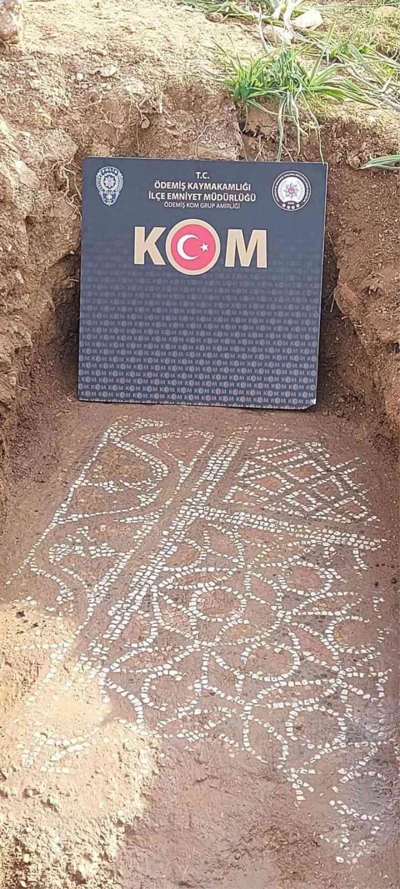 Dağlık arazide kaçak kazı baskını: 6. yüzyıldan kalma mozaik ele geçirildi
