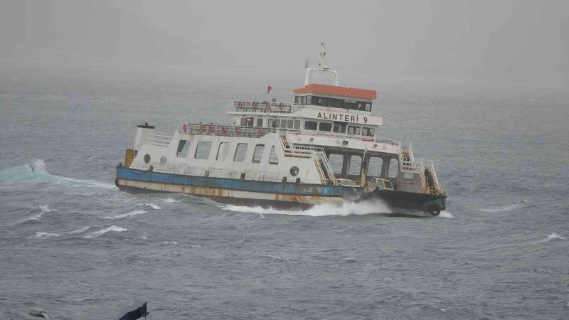 Çanakkale’de yarınki ada seferlerine fırtına engeli
