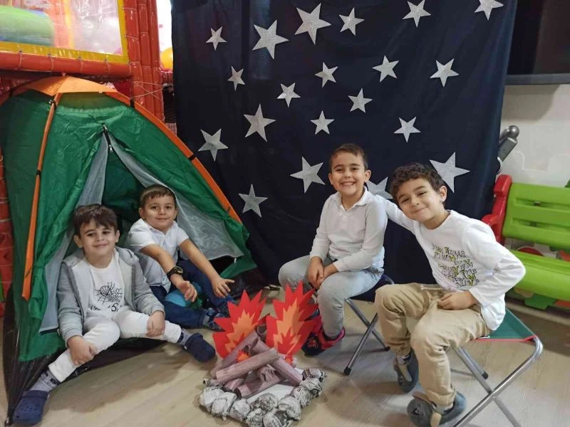 Şükran Öney Anaokulu öğrencileri kış partisi yaptı
