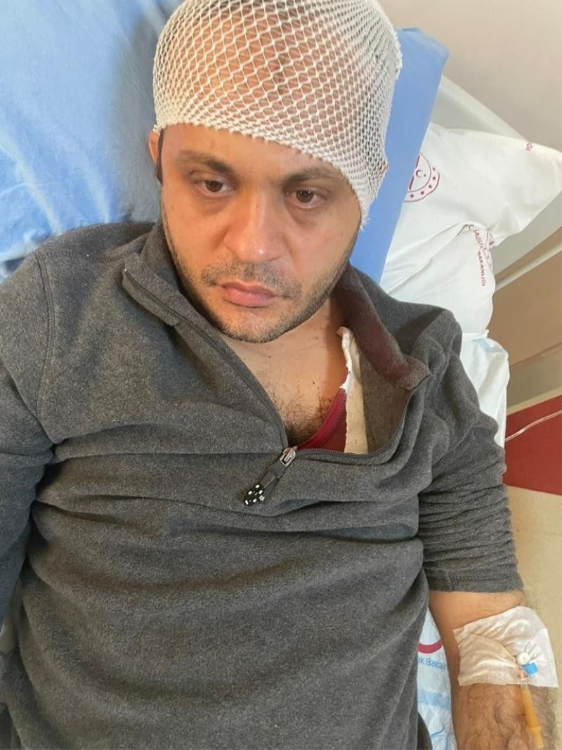 Gaziantep’te hasta yakınından doktora mermerli saldırı
