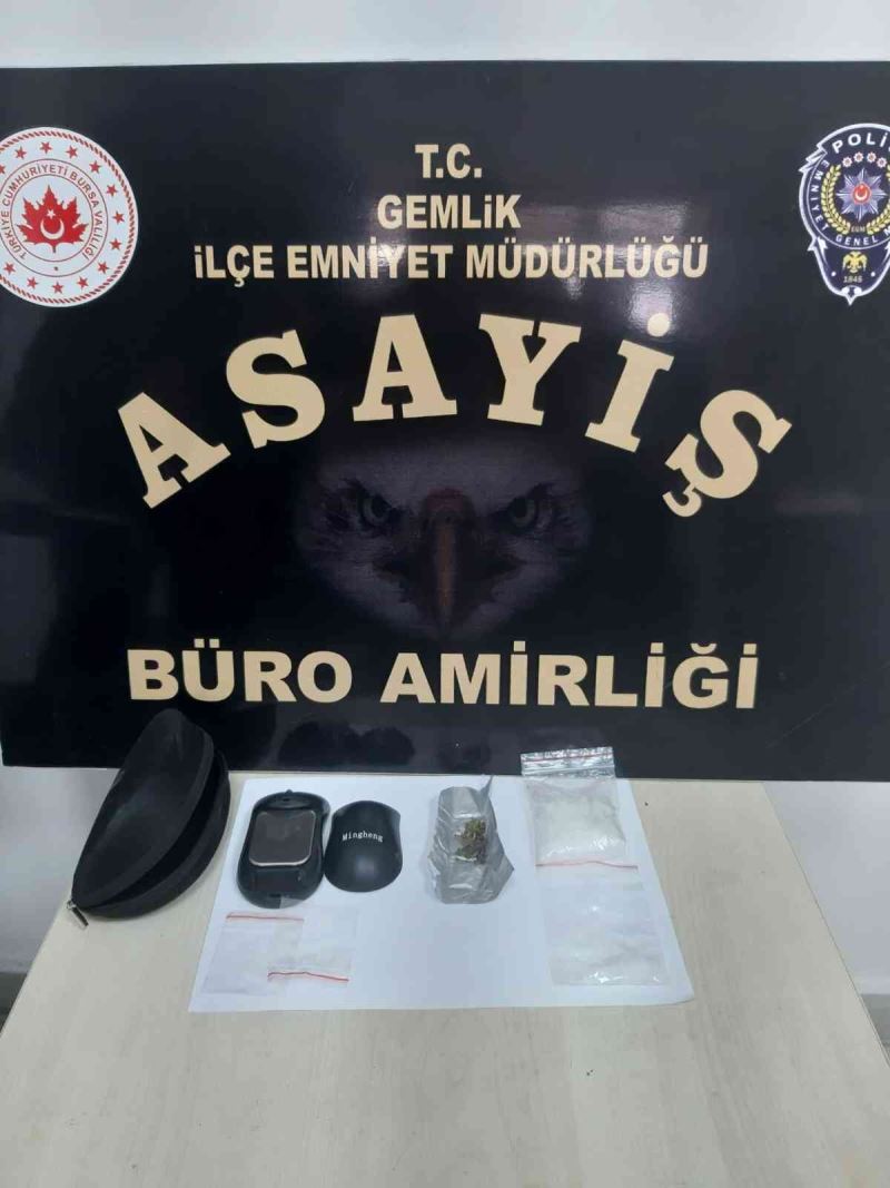 Bursa’da mouse içine saklanmış dijital hassas terazi polisin gözünden kaçmadı
