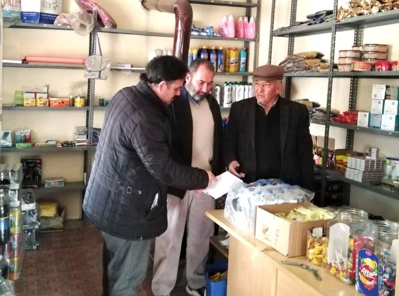 Muhtaç ailelerin veresiye defterleri silindi
