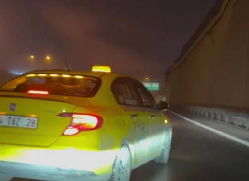 TEM Otoyolu’nda beyzbol sopalı taksici dehşeti
