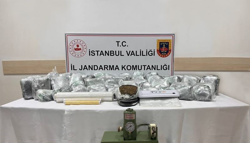 Jandarmadan uyuşturucu operasyonu: 66 kilo ‘skunk’ ele geçirildi
