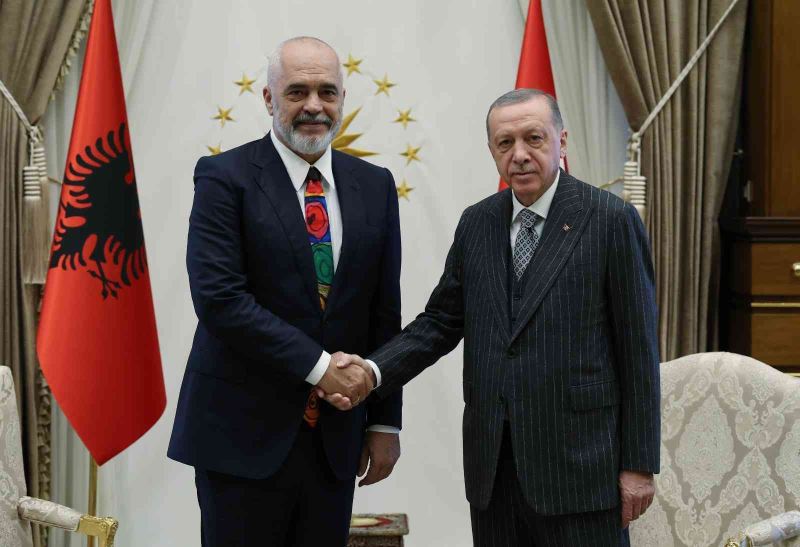 Cumhurbaşkanı Erdoğan, Arnavutluk Başbakanı Rama’yı kabul etti
