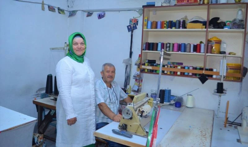 37 yıllık çiftin 21 yıllık terzilik mesaisi
