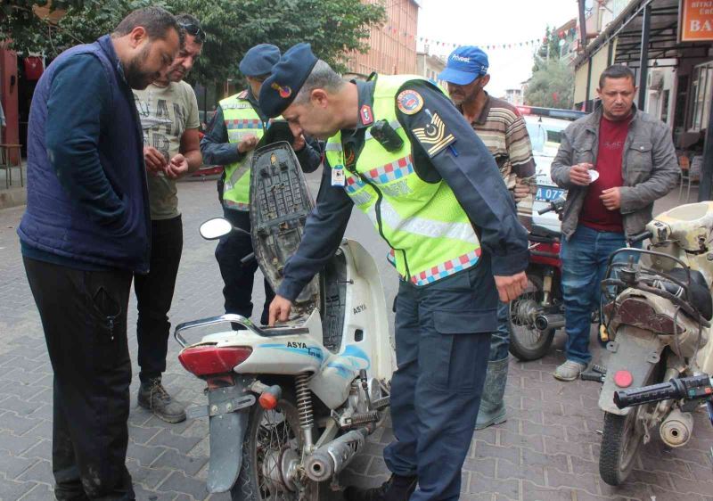 Alaşehir’de motosikletlere yönelik uygulama
