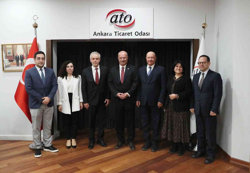 KKTC Büyükelçisi Korukoğlu’ndan ATO Başkanı Baran’a ziyaret

