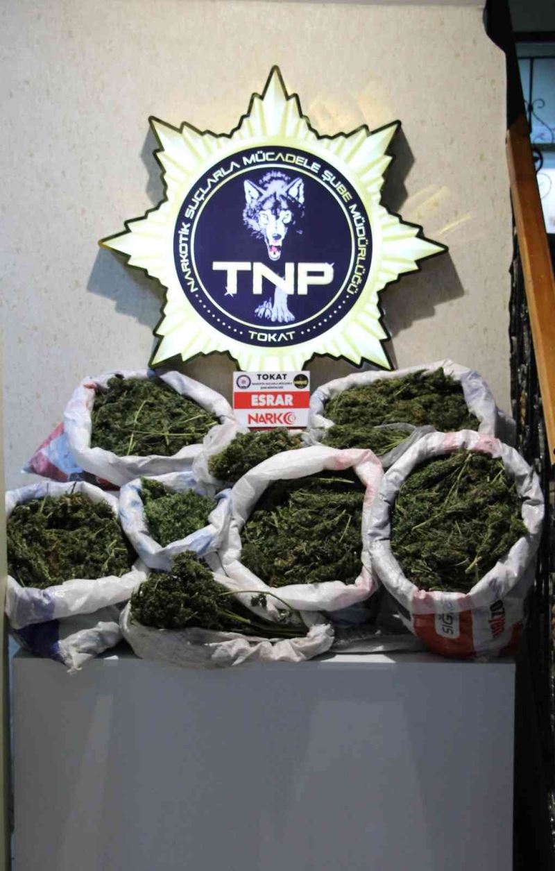 Tokat’ta 12 Kilo 580 gram uyuşturucu ele geçirildi: 1kişi tutuklandı
