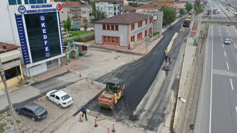 Gazi Mustafa Kemal Caddesi’ne 700 ton asfalt serildi
