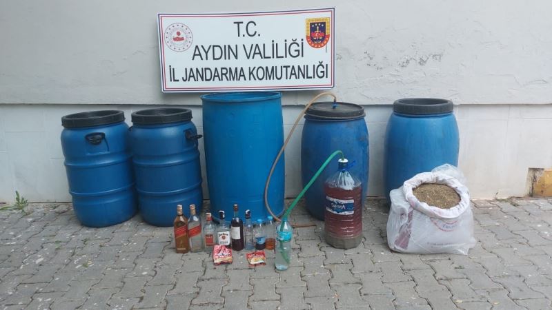 Bozdoğan’da 530 litre el yapımı içki ele geçirildi
