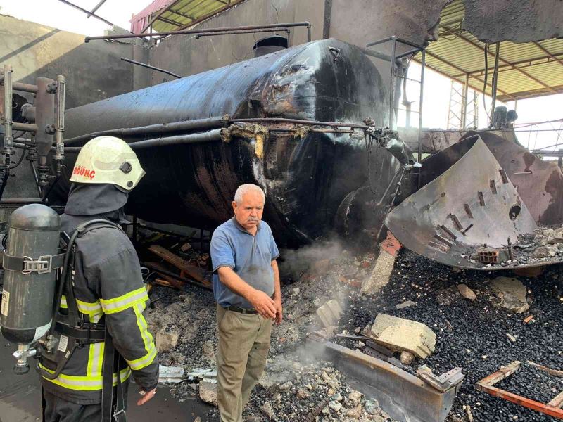 Hatay’da yağ fabrikasının buhar kazanı patladı: 2 işçi yaralı
