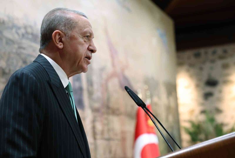 Cumhurbaşkanı Erdoğan, Uluslararası Emek ve Dayanışma Kongresi Katılımcı Konfederasyon başkanlarını kabul etti
