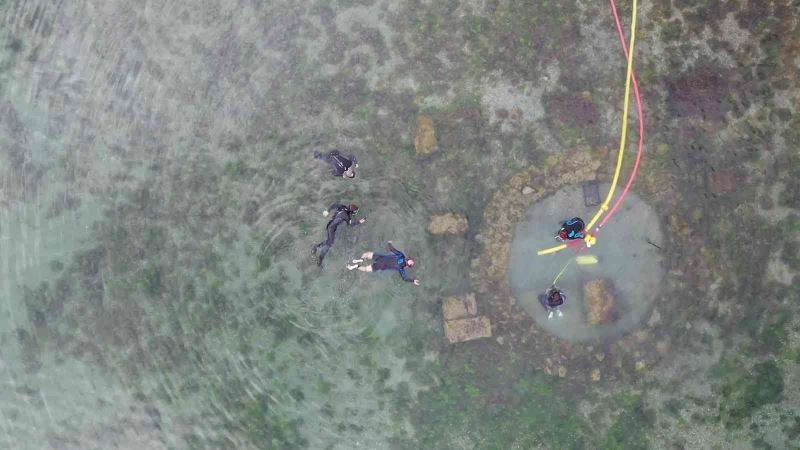 Marmara Denizi’ndeki batık Kibatos Kalesi’nin keşfi için tarihi dalışlar
