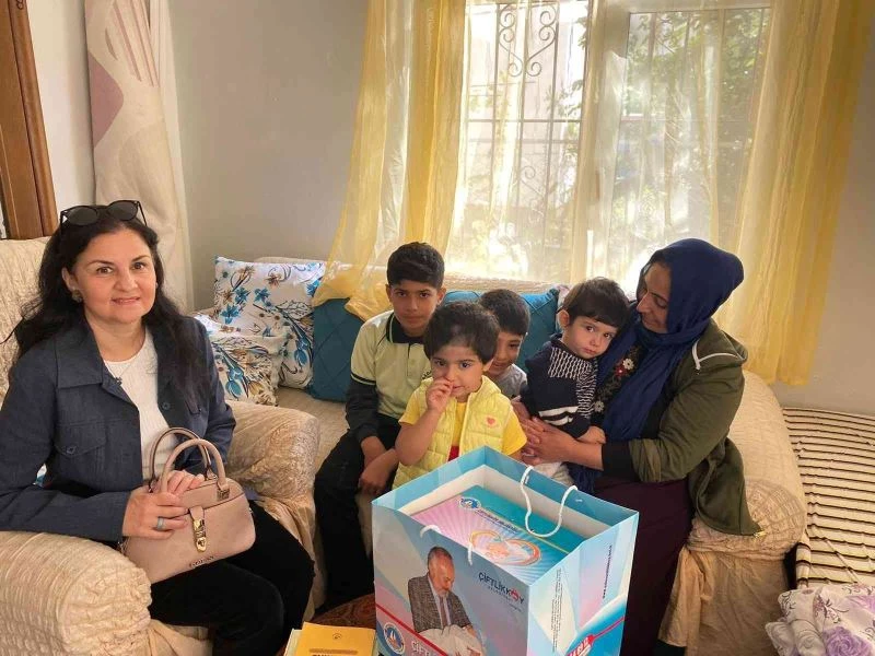 Çiftlikköy’de Hoşgeldin Bebek Projesi, kaldığı yerden devam
