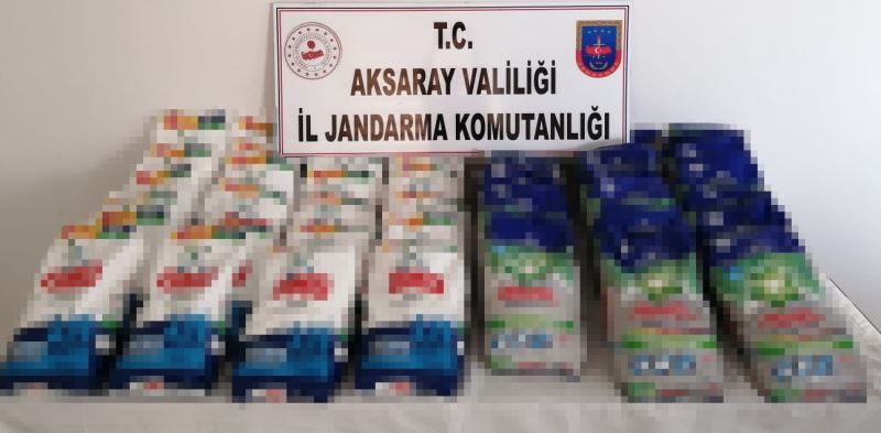 Aksaray jandarmadan “sahte deterjan” operasyonu
