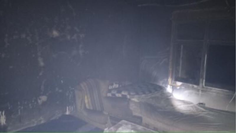 Rize’de yabancı uyruklu şahısların kaldığı binada yangın çıktı: 1 yaralı
