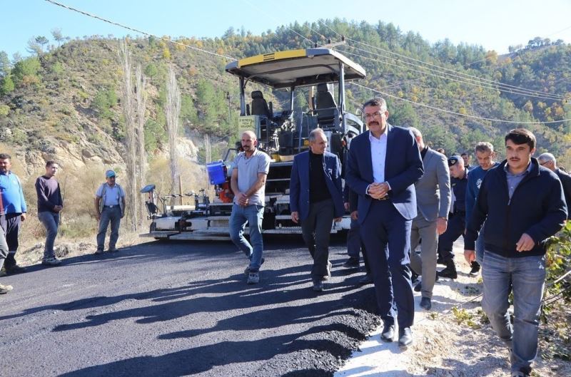 Tarihi Eğrigöz Kalesi’ne giden yolda sona gelindi
