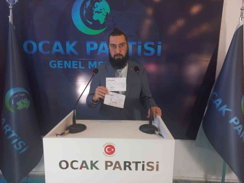 Ocak Partisi Başkan Vekili Güngör: “Parti kurulma bilgisini göndermemize rağmen geri dönüş almadık”
