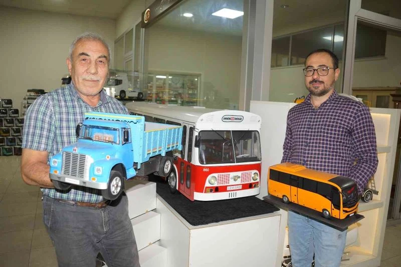Aydın’da başladı dünyaya yayıldı, maket araçlar yoğun ilgi görüyor
