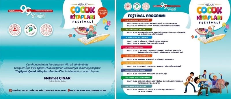Yeşilyurt’ta, Çocuk Kitapları Festivali
