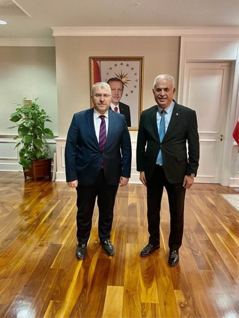 Başkan Yaman’dan, Bakan Yardımcısı Eldemir’e teşekkür
