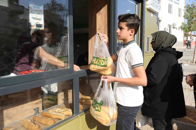 HAYDİ büfeleri, 45 günde 1 milyon ekmek satışına ulaştı
