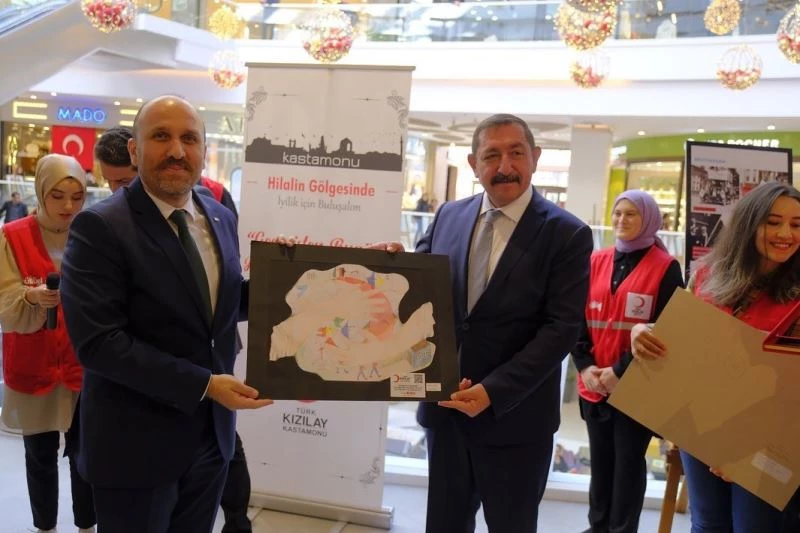 “Geçmişten Bugüne Hilalin Yolculuğu” resim sergisi açıldı
