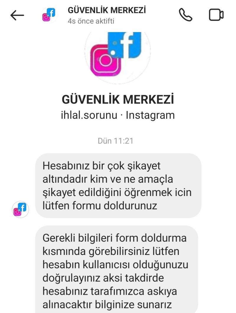 Güvenlik ihlali yaptınız dolandırıcılarına dikkat
