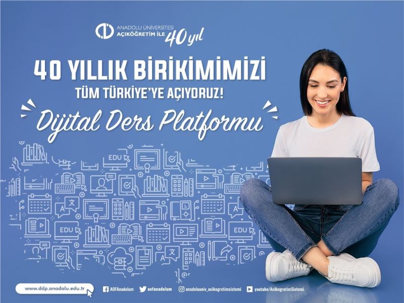 Anadolu Üniversitesi tüm derslerini üniversitelerin ücretsiz kullanımına açtı
