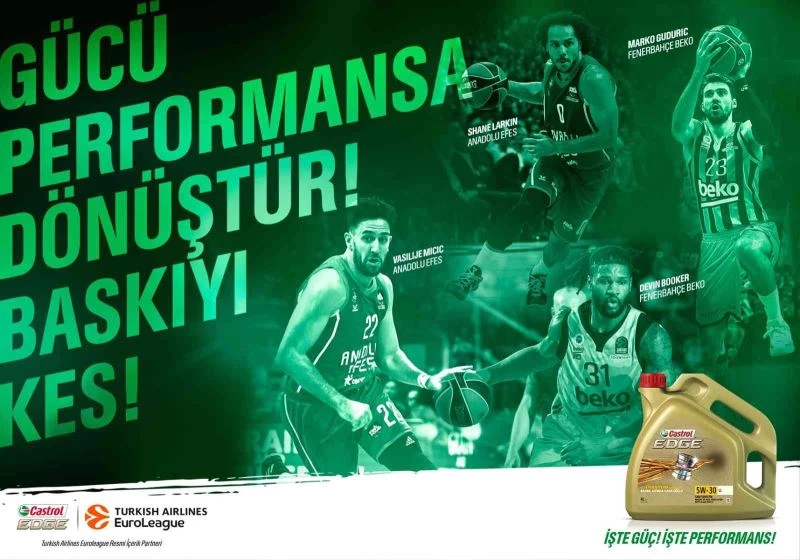 Castrol, EuroLeague ve EuroCup’a desteğini sürdürüyor
