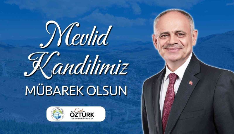 Başkan Öztürk’ten kandil mesajı
