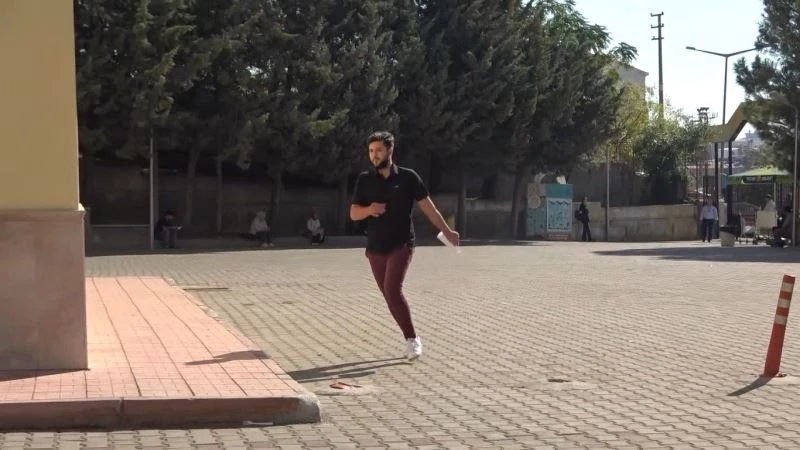 KPSS’ye koşarak yetiştiler
