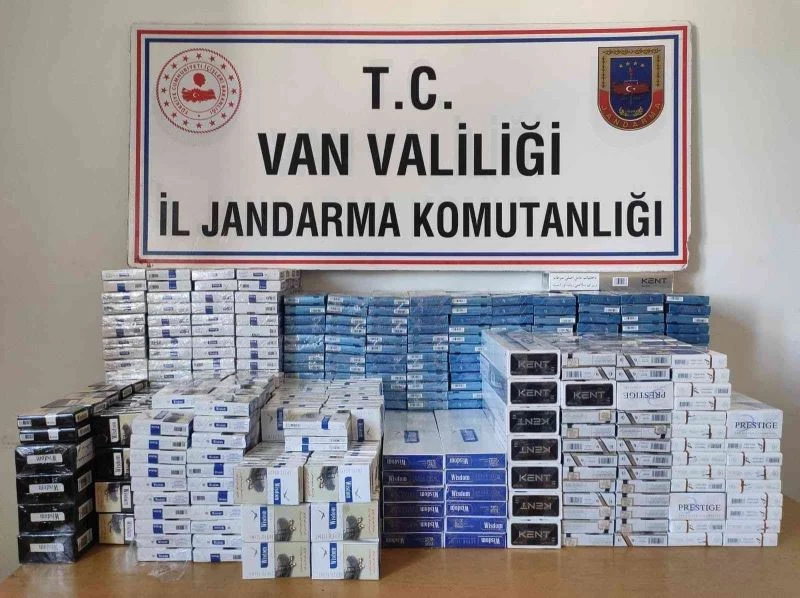 Van’da 15 bin 128 paket kaçak sigara ele geçirildi
