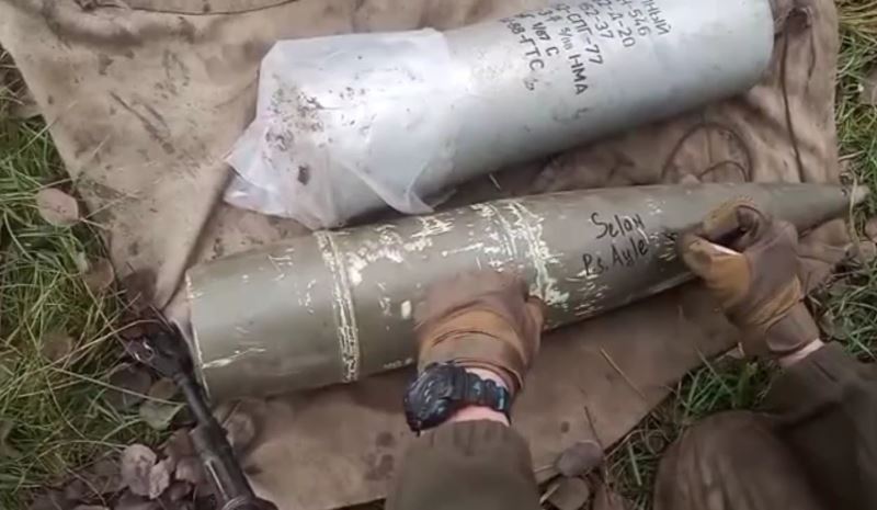 Antalya’dan giden askeri malzeme yardımına Ukraynalı askerden füze üzerine isimli teşekkür

