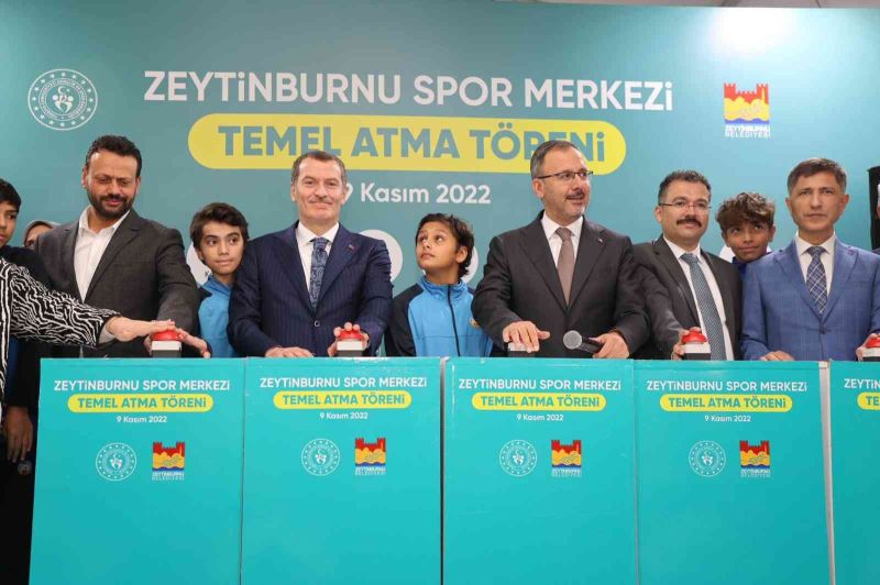 Zeytinburnu Spor Merkezi’nin temelleri atıldı
