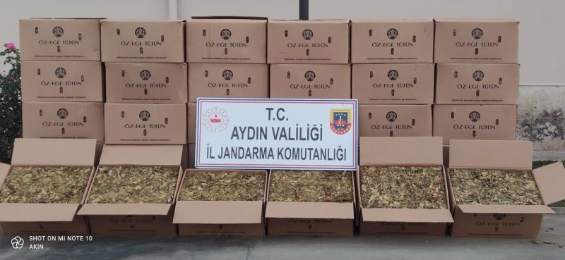 Nazilli’de 720 kilo kaçak tütün ele geçirildi
