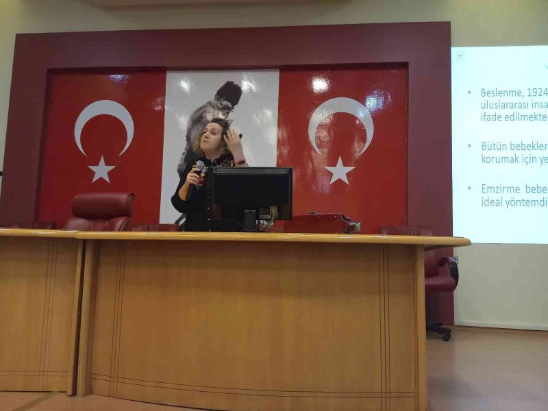 Tarım ve Orman Müdürlüğü personeline anne sütünün korunması eğitimi
