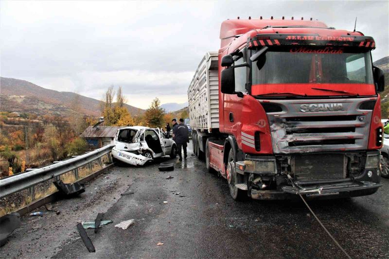 Elazığ’daki kazada 1 kişi hayatını kaybetti
